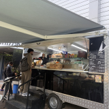 עגלת הקפה בקמפוס. צילום: ליאור אביטן